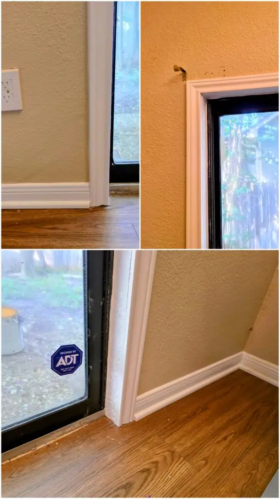 Drywall and Trim Water Damage Repair in Austin — caulking and paint