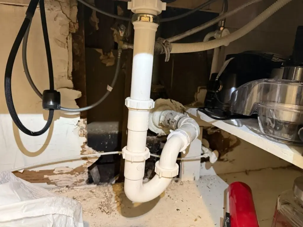 Under Sink Drywall Repair in Austin — austin tx