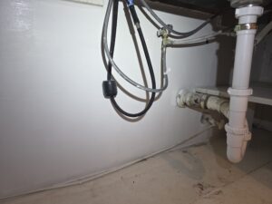Under Sink Drywall Repair in Austin — austin handyman